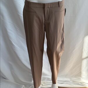 Gap Slim Cropped Stretch Ankle Pants Taupe Brown Size 8